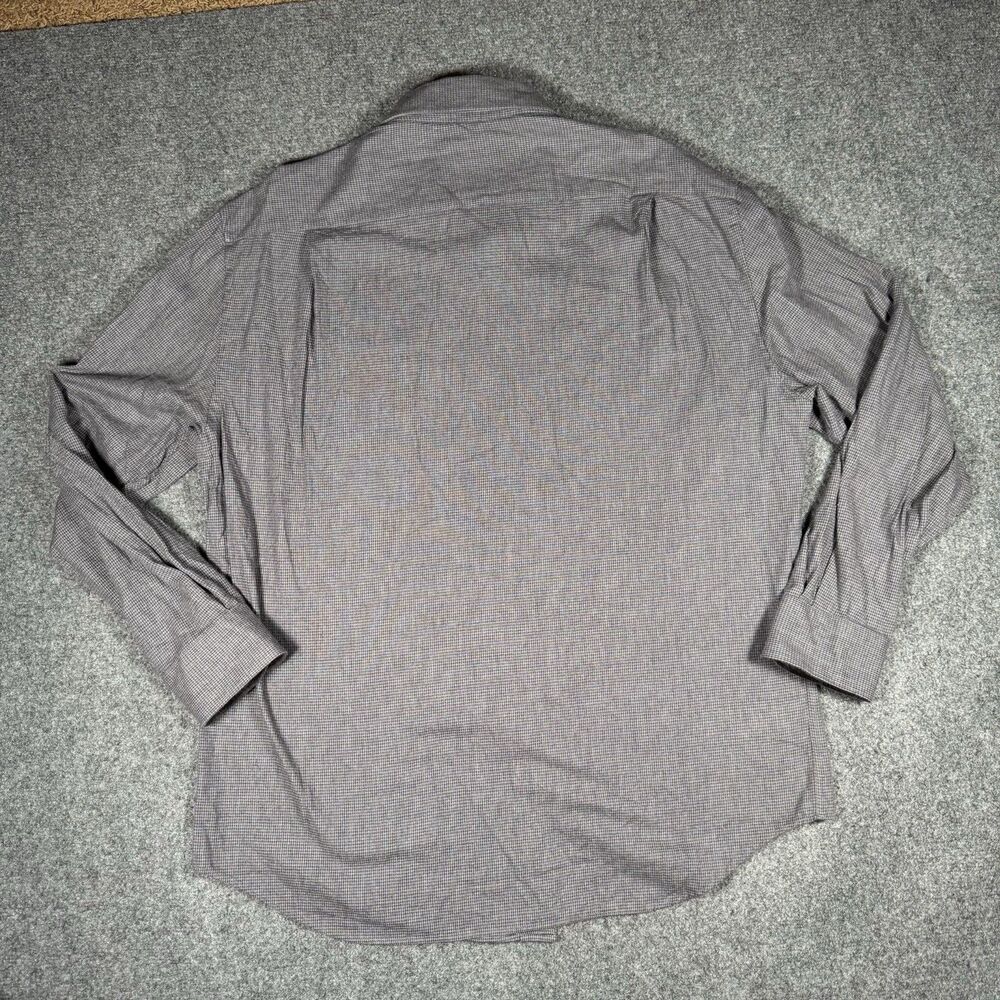 Jos. A. Bank Reserve Traditional Fit Cashmere Blend Gray Long Sleeve Shirt Large - Picture 3 of 7